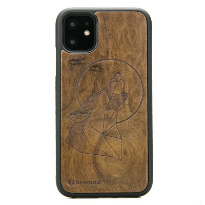 Picture for: iPhone 11 Wolf Imbuia Wood Case