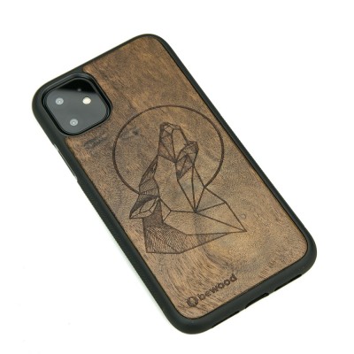 Picture 2 for: iPhone 11 Wolf Imbuia Wood Case