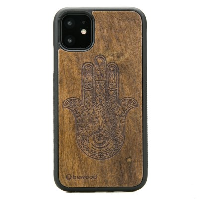 Picture for: iPhone 11 Hamsa Imbuia Wood Case