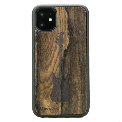 Obrazek dla: Drewniane Etui na iPhone 11 GITARA ZIRICOTE