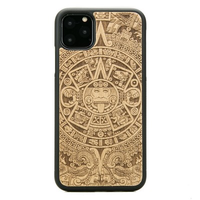 Picture for: iPhone 11 PRO MAX Aztec Calendar Anigre Wood Case