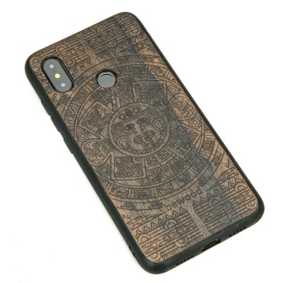 Picture 2 for: Xiaomi Mi 8 Aztec Calendar Ziricote Wood Case