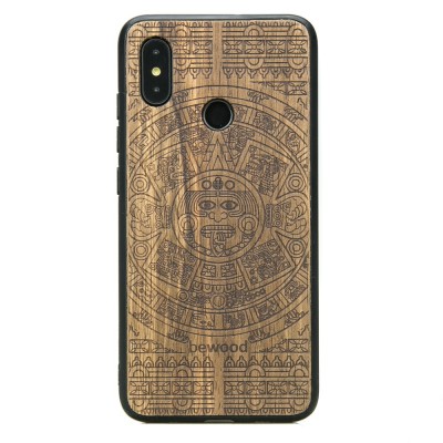 Picture for: Xiaomi Mi 8 Aztec Calendar Limba Wood Case