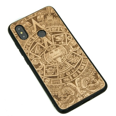 Picture 2 for: Xiaomi Mi 8 Aztec Calendar Anigre Wood Case
