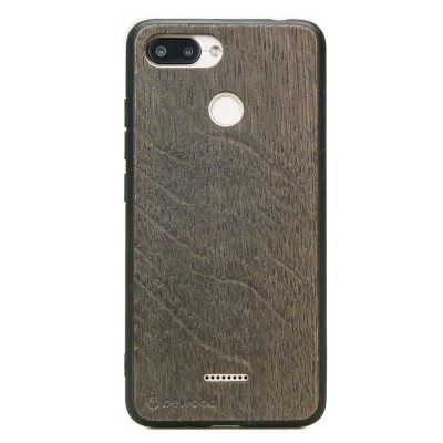 Obrazek dla: Drewniane Etui Xiaomi Redmi 6 / 6A DĄB WĘDZONY