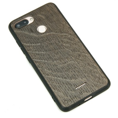 Obrazek 2 dla: Drewniane Etui Xiaomi Redmi 6 / 6A DĄB WĘDZONY