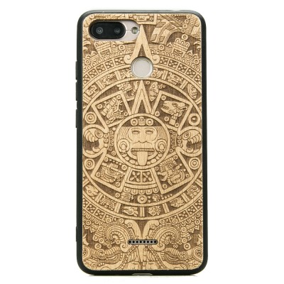 Picture for: Xiaomi Redmi 6 / 6A Aztec Calendar Anigre Wood Case