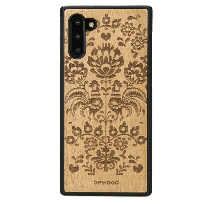 Obrazek dla: Drewniane Etui na Samsung Galaxy NOTE 10 POLSKI FOLK ANIEGRE