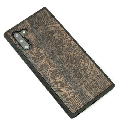 Picture 2 for: Samsung Galaxy Note 10 Aztec Calendar Ziricote Wood Case