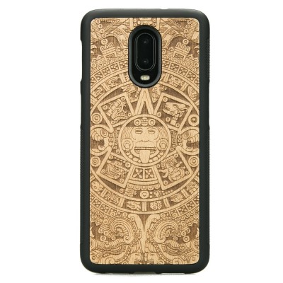 Picture for: One Plus 6T Aztec Calendar Anigre Wood Case