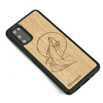 Picture 2 for: Samsung Galaxy S20 Wolf Oak Wood Case
