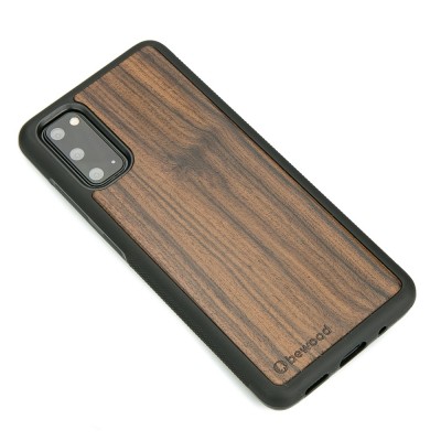 Obrazek 2 dla: Drewniane Etui na Samsung Galaxy S20 PALISANDER SANTOS