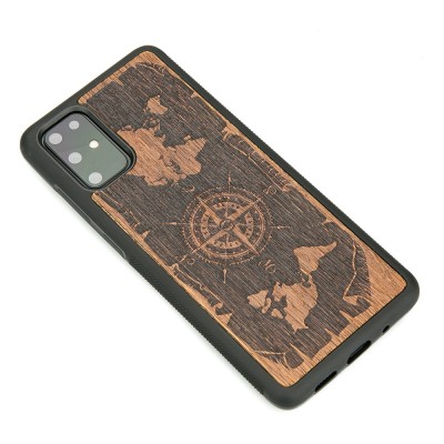 Picture 2 for: Samsung Galaxy S20 Plus Compass Merbau Wood Case