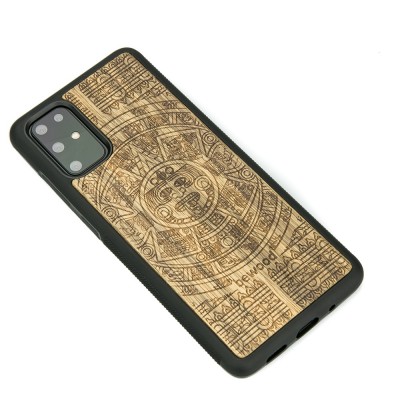 Picture 2 for: Samsung Galaxy S20 Plus Aztec Calendar Frake Wood Case