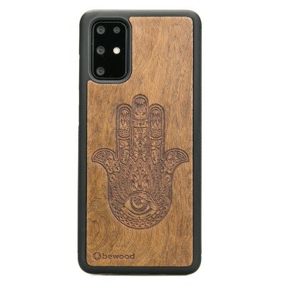 Picture for: Samsung Galaxy S20 Plus Hamsa Imbuia Wood Case