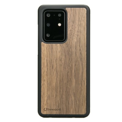 Obrazek dla: Drewniane Etui na Samsung Galaxy S20 Ultra ORZECH AMERYKAŃSKI