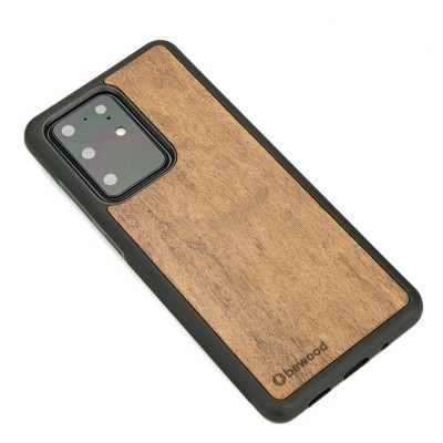 Obrazek 2 dla: Drewniane Etui na Samsung Galaxy S20 Ultra IMBUIA