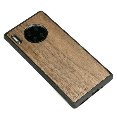 Obrazek 2 dla: Drewniane Etui Huawei Mate 30 Pro ORZECH AMERYKAŃSKI