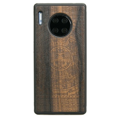 Obrazek dla: Drewniane Etui Huawei Mate 30 Pro KALENDARZ AZTECKI ZIRICOTE