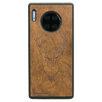 Obrazek dla: Drewniane Etui Huawei Mate 30 Pro JELEŃ IMBUIA