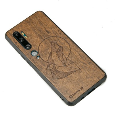 Obrazek 2 dla: Drewniane Etui Xiaomi Mi Note 10 / 10 Pro WILK IMBUIA