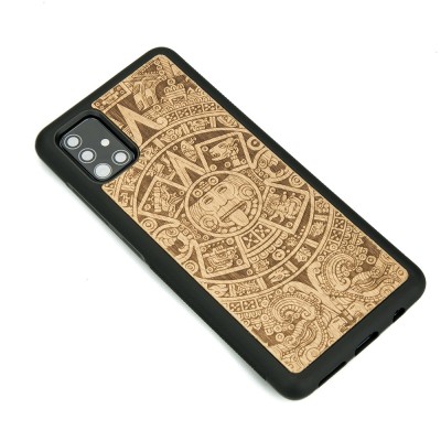 Picture 2 for: Samsung Galaxy S10 Lite Aztec Calendar Anigre Wood Case