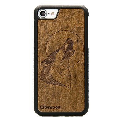 Picture for: Apple iPhone SE 2020 Wolf Imbuia Wood Case
