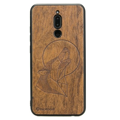 Obrazek dla: Drewniane Etui Xiaomi Redmi 8 WILK IMBUIA