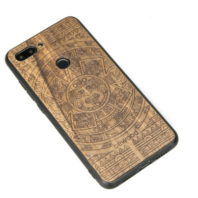 Picture 2 for: Xiaomi Mi 8 Lite Aztec Calendar Limba Wood Case