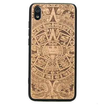 Picture for: Xiaomi Redmi 7A Aztec Calendar Anigre Wood Case