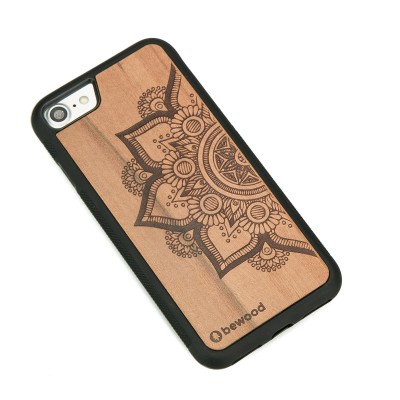 Obrazek 2 dla: Drewniane Etui iPhone 7/8/SE 2020/2022 MANDALA JABŁOŃ