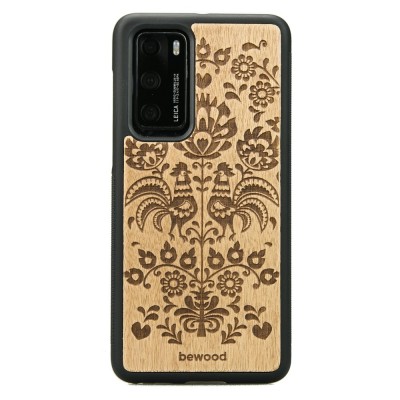 Picture for: Huawei P40 Polski Folk Anigre Wood Case