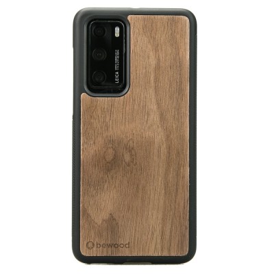 Obrazek dla: Drewniane Etui Huawei P40 ORZECH AMERYKAŃSKI