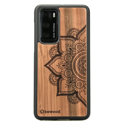 Obrazek dla: Drewniane Etui Huawei P40 MANDALA JABŁOŃ
