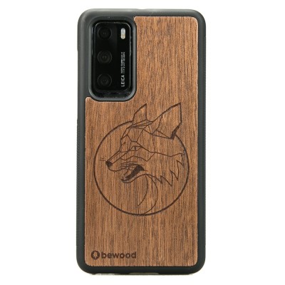 Obrazek dla: Drewniane Etui Huawei P40 LIS MERBAU