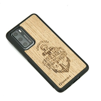 Obrazek 2 dla: Drewniane Etui Huawei P40 KOTWICA DĄB