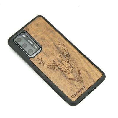 Obrazek 2 dla: Drewniane Etui Huawei P40 JELEŃ IMBUIA