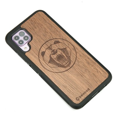 Picture 2 for: Huawei P40 Lite Bear Merbau Wood Case