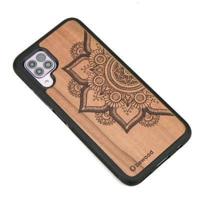 Picture 2 for: Huawei P40 Lite Mandala Apple Tree Wood Case