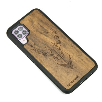 Picture 2 for: Huawei P40 Lite Deer Imbuia Wood Case