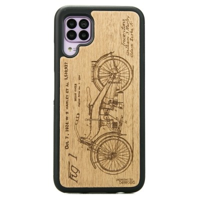 Picture for: Huawei P40 Lite Harley Patent Anigre Wood Case