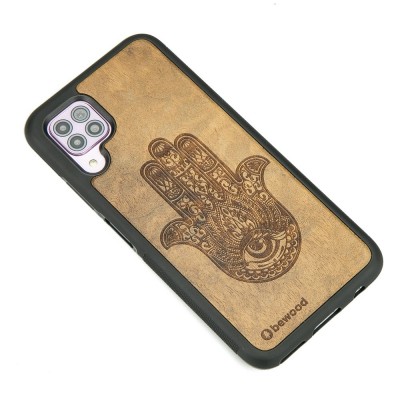 Picture 2 for: Huawei P40 Lite Hamsa Imbuia Wood Case