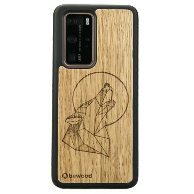 Obrazek dla: Drewniane Etui Huawei P40 Pro WILK DĄB