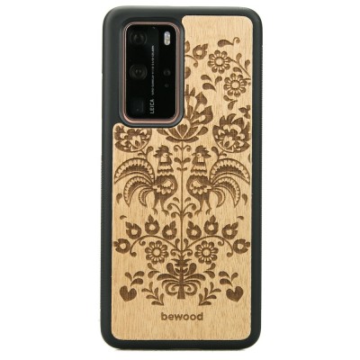 Picture for: Huawei P40 Pro Polski Folk Anigre Wood Case