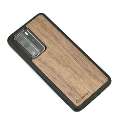 Obrazek 2 dla: Drewniane Etui Huawei P40 Pro ORZECH AMERYKAŃSKI
