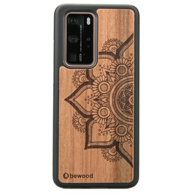 Obrazek dla: Drewniane Etui Huawei P40 Pro MANDALA JABŁOŃ