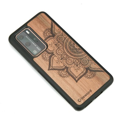 Obrazek 2 dla: Drewniane Etui Huawei P40 Pro MANDALA JABŁOŃ