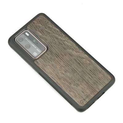 Obrazek 2 dla: Drewniane Etui Huawei P40 Pro DĄB WĘDZONY