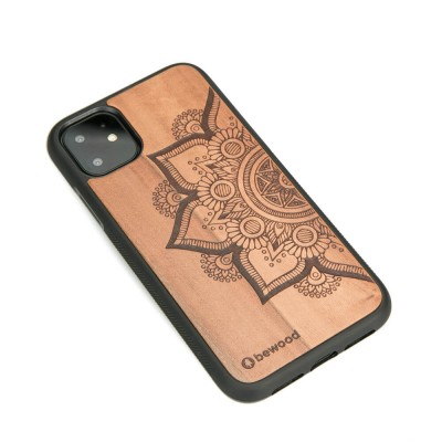 Picture 2 for: iPhone 11 Mandala Apple Tree Wood Case