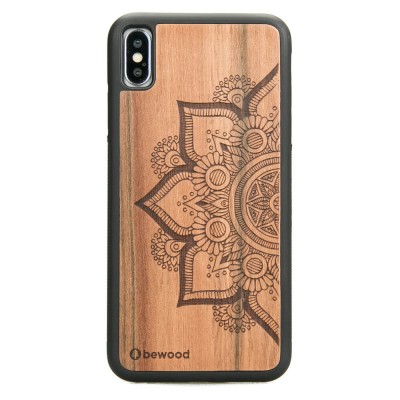 Obrazek dla: Drewniane Etui iPhone XS Max MANDALA JABŁOŃ